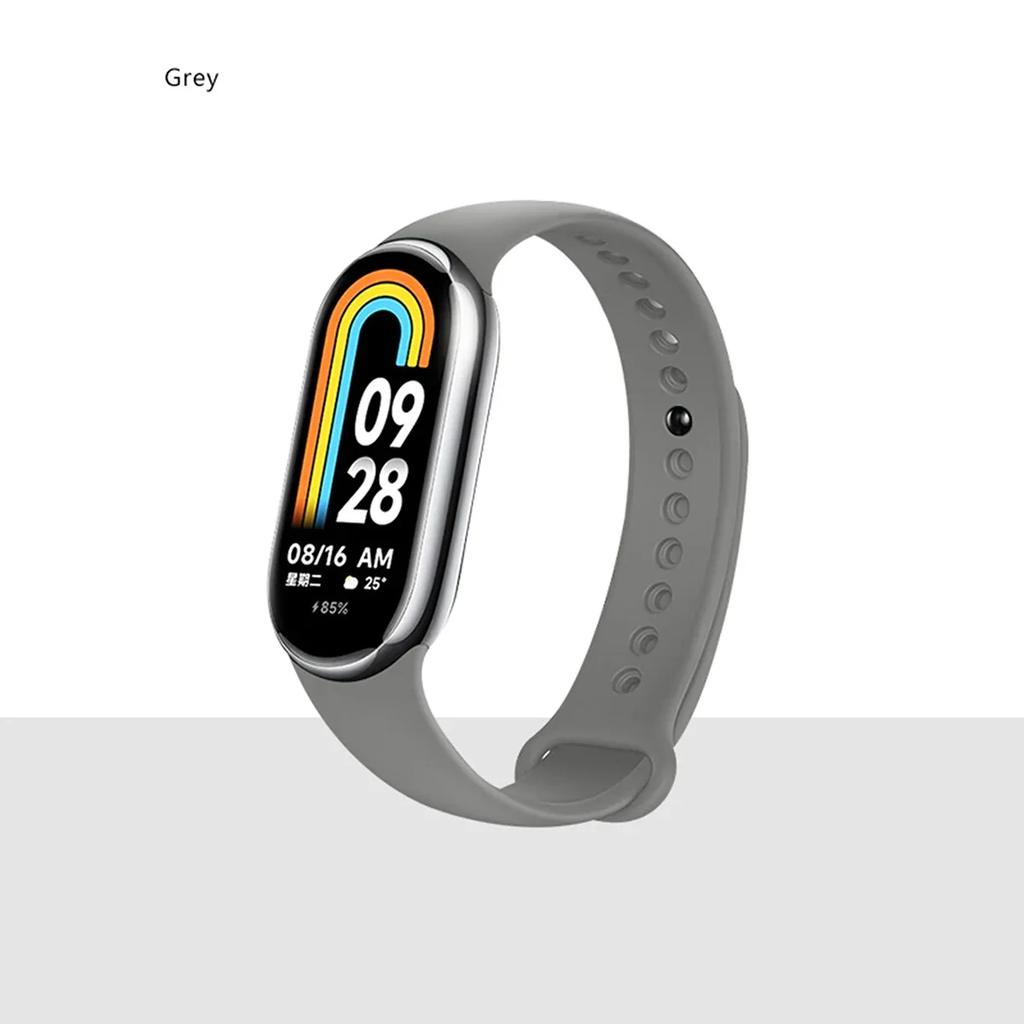 Ремешок для Xiaomi Mi Band 8/8 NFC Браслет Силиконовый Наручный Miband 8 NFC Замена pulsera correa Спортивный ремешок для Mi Band 8