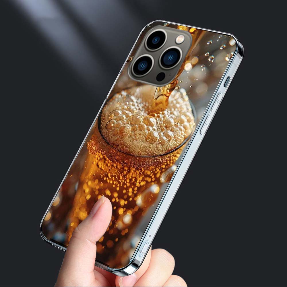 Свежее холодное пиво Чехол для телефона Для Iphone 16E 15 Pro 14 Plus 17E 16 17 Pro Max Air 11 12 13 Mini Ударопрочный Capa Милый Чехол TPU