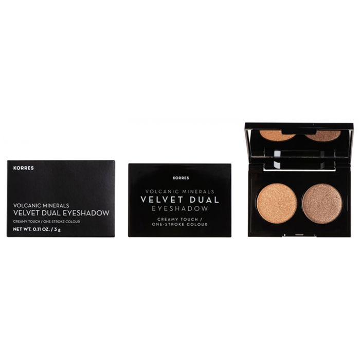-Korres Volcanic Minerals Ombres à Paupières Creamy Touch 3 g (Teinte : 28 : Golden Amber)