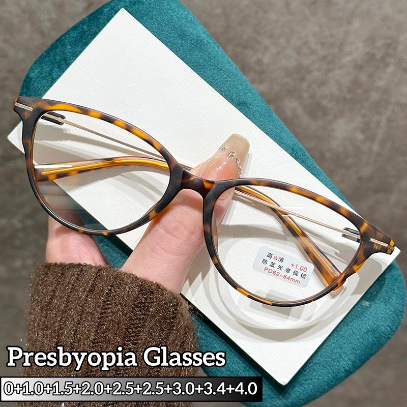 Женские очки для чтения «кошачий глаз» с защитой от синего света, женские оправы для очков с диоптриями