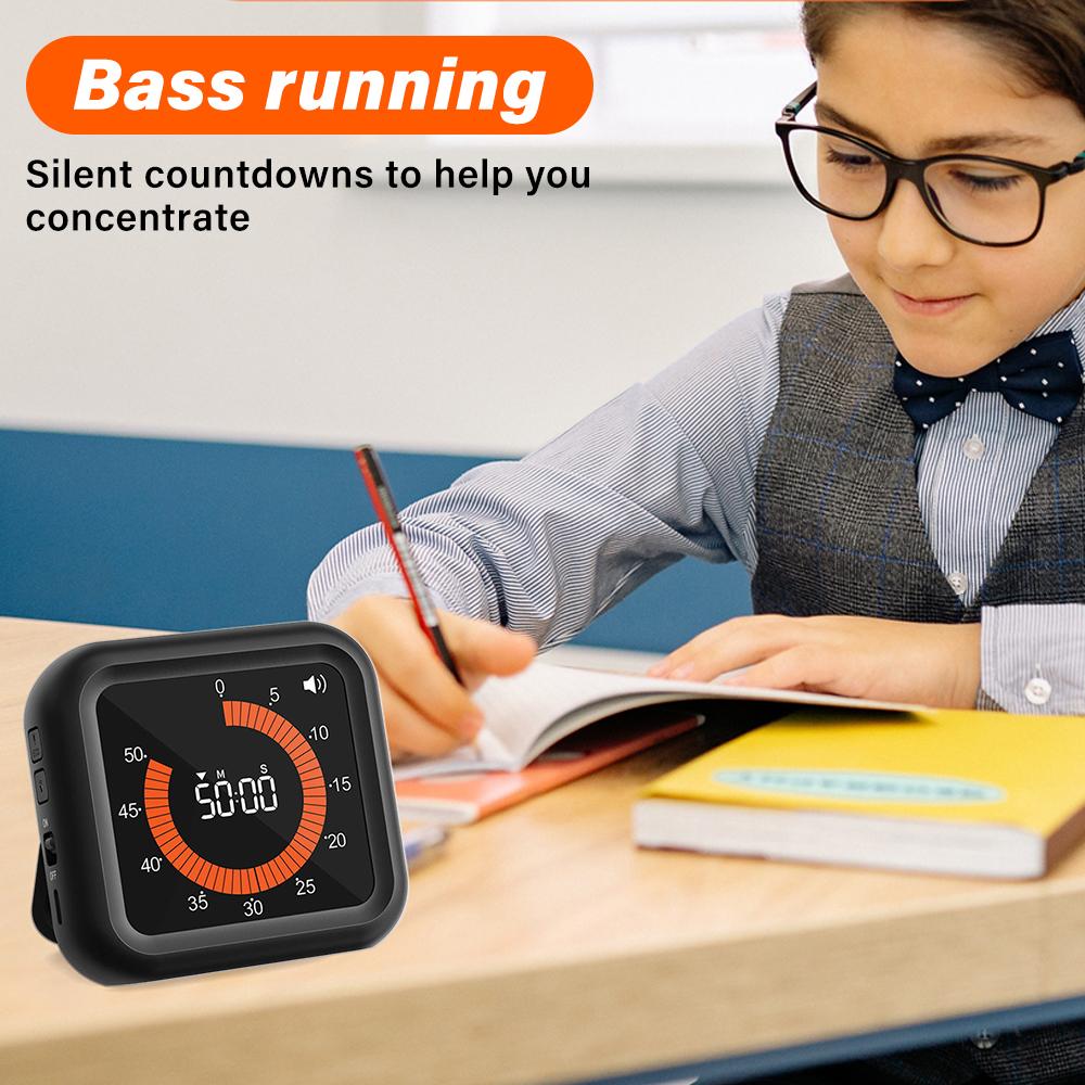 Перезаряжаемый цифровой визуальный таймер кухонный таймер ручной обратный отсчет бесшумный менеджер времени кухонный таймер для выпечки кулинарии учебный таймер