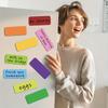 54pcs Colorful Magnetic Labels Writable Whiteboard Tag Fridge Office Garage Refrigerator Locker Shelf Organization Fridge Magnet