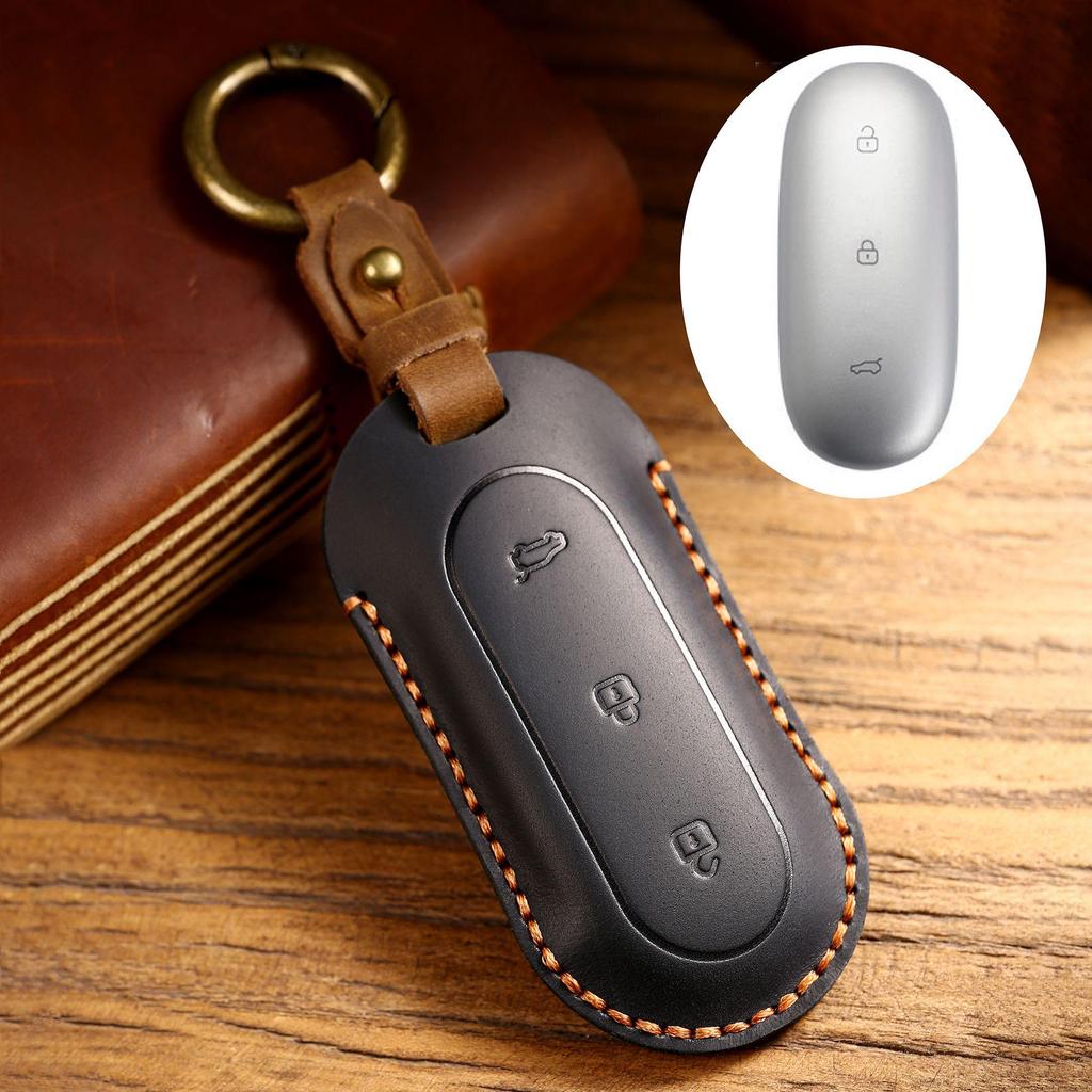Идеальный чехол-накладка для ключа автомобиля из натуральной кожи L9 L8 для мужчин и женщин