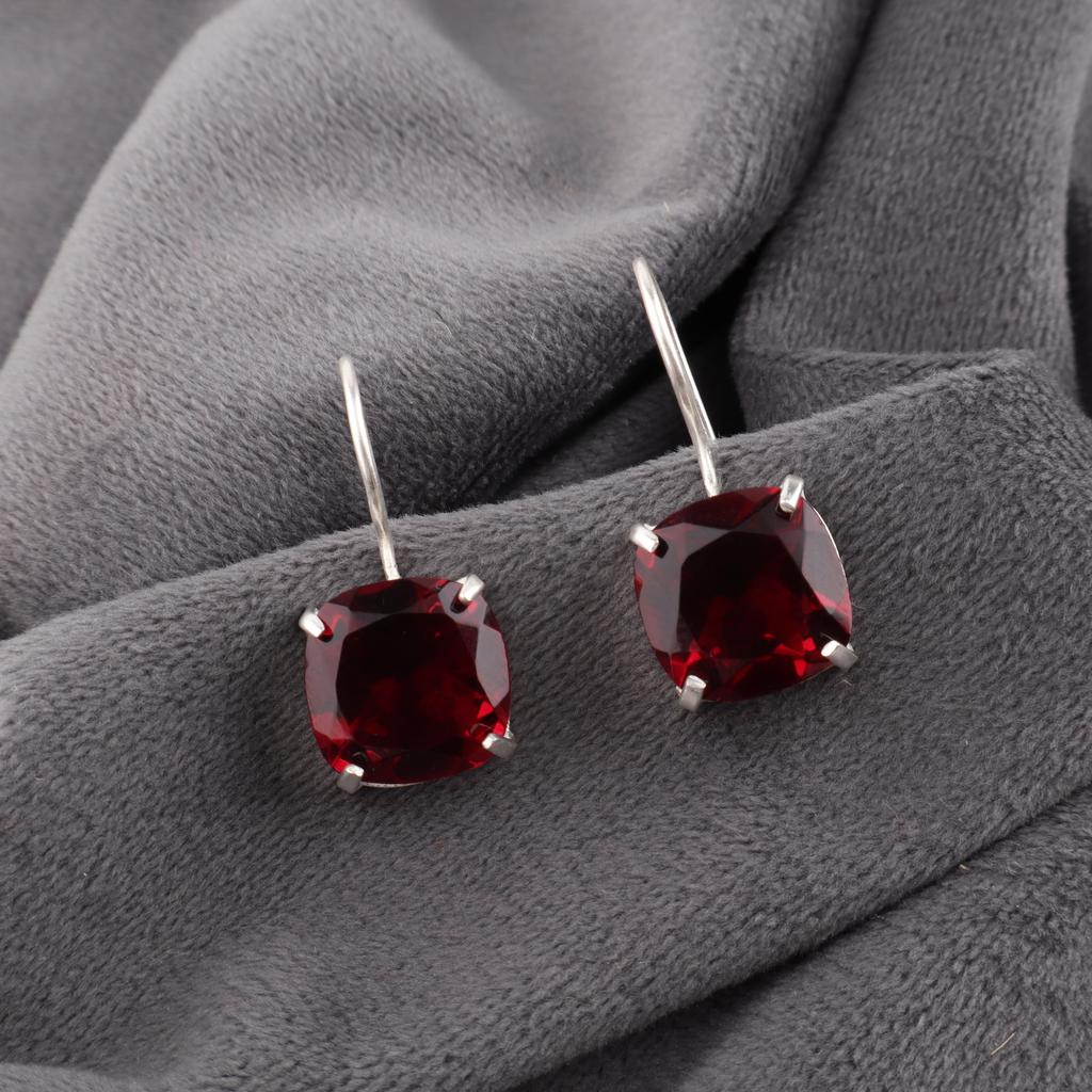 Ослепительные украшения из розового рубеллита, серьги из стерлингового серебра 925 пробы, дизайнерские украшения ручной работы для свадебного подарка