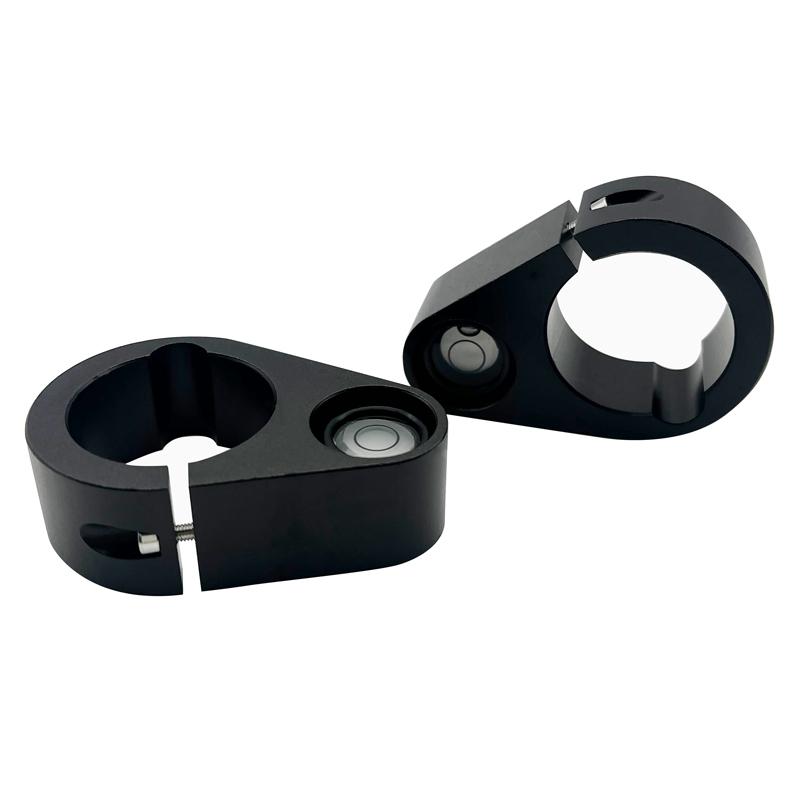 2 шт. Пузырьковые уровни для центрирующей штанги, Мерная рейка, Штанга из углеволокна, Спиртовой уровень, Аксессуары для картографирования пузырьками, Диаметр 32 мм