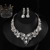 Jewelry Accessories Wedding Jewelry Set Women Necklace Necklace Ear Studs Set Korean Style Earrings