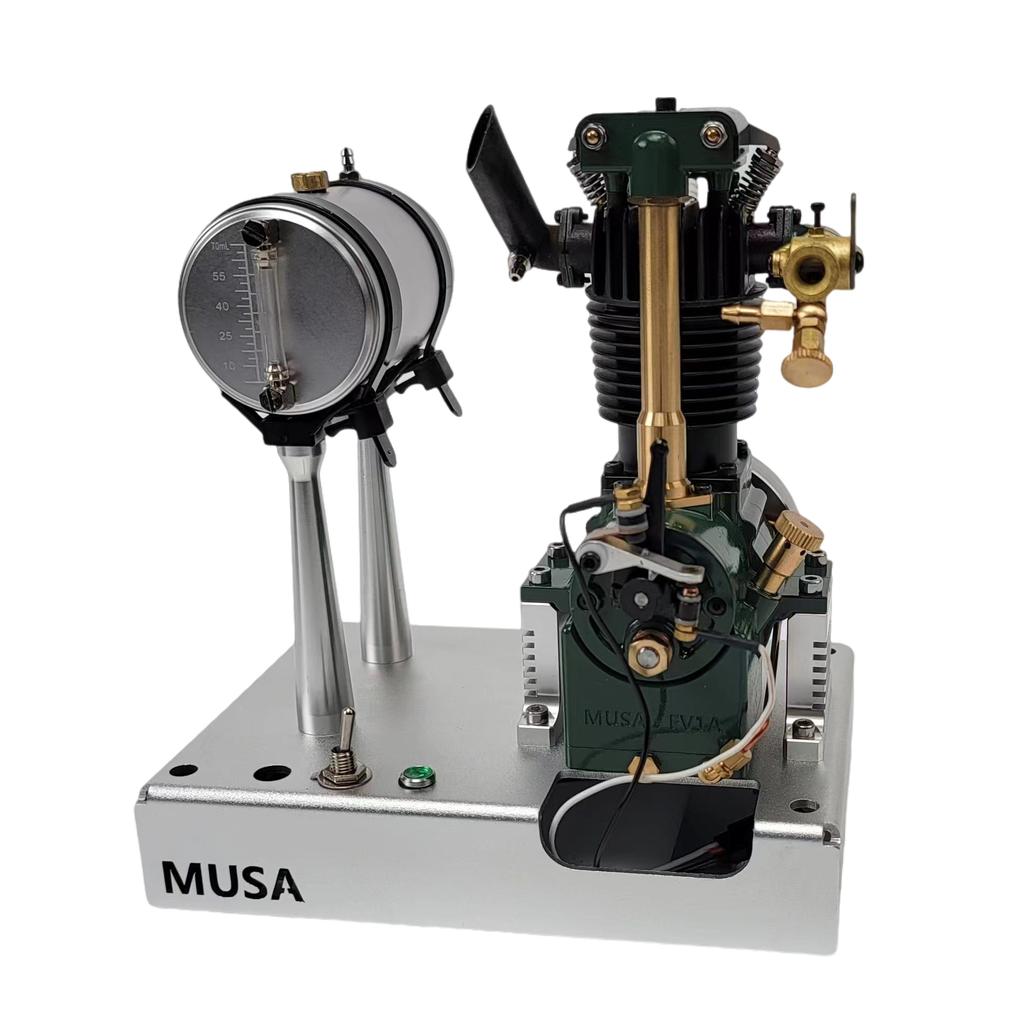 MUSA REDDOG FV1A Одноцилиндровый Четырехтактный Модель Двигателя Red Dog со Встроенным Масляным Насосом Независимая Смазка
