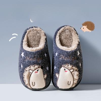 Хлопковые тапочки для девочек, милые тапочки с героями мультфильмов, осень и зима