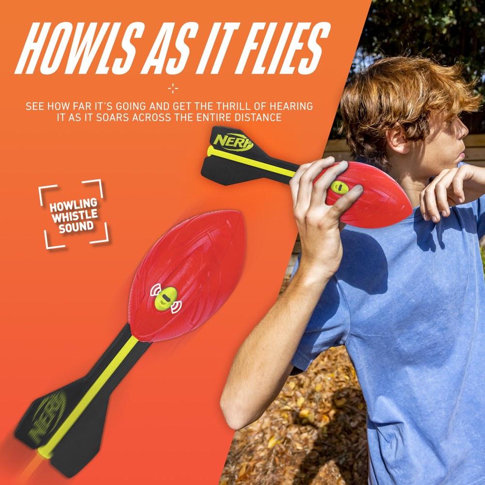 NERF Vortex Aero Howler Пенопластовый мяч Классический Футбольный мяч для дальних полетов Хвост, оптимизирующий полет Рукоятка для руки В помещении На улице Развлечения