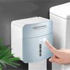 Punch-free Toilet Paper Holder Box Waterproof Tissue Storage Box Bathroom Rack Wall Mounted Kitchen Bathroom Storage Holder