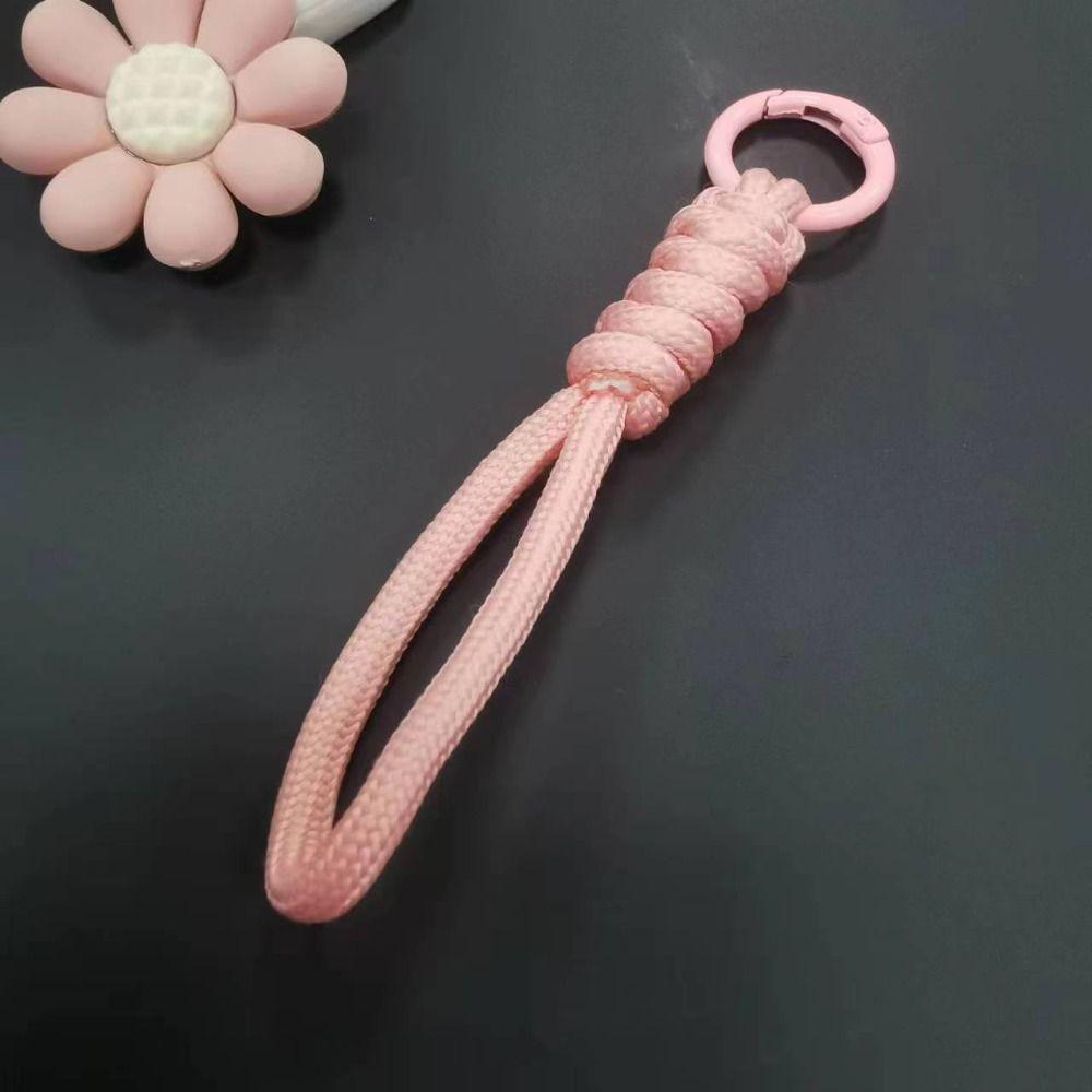 Плетеный тканый подвесной шнур, красочный брелок, прочный шнурок на запястье