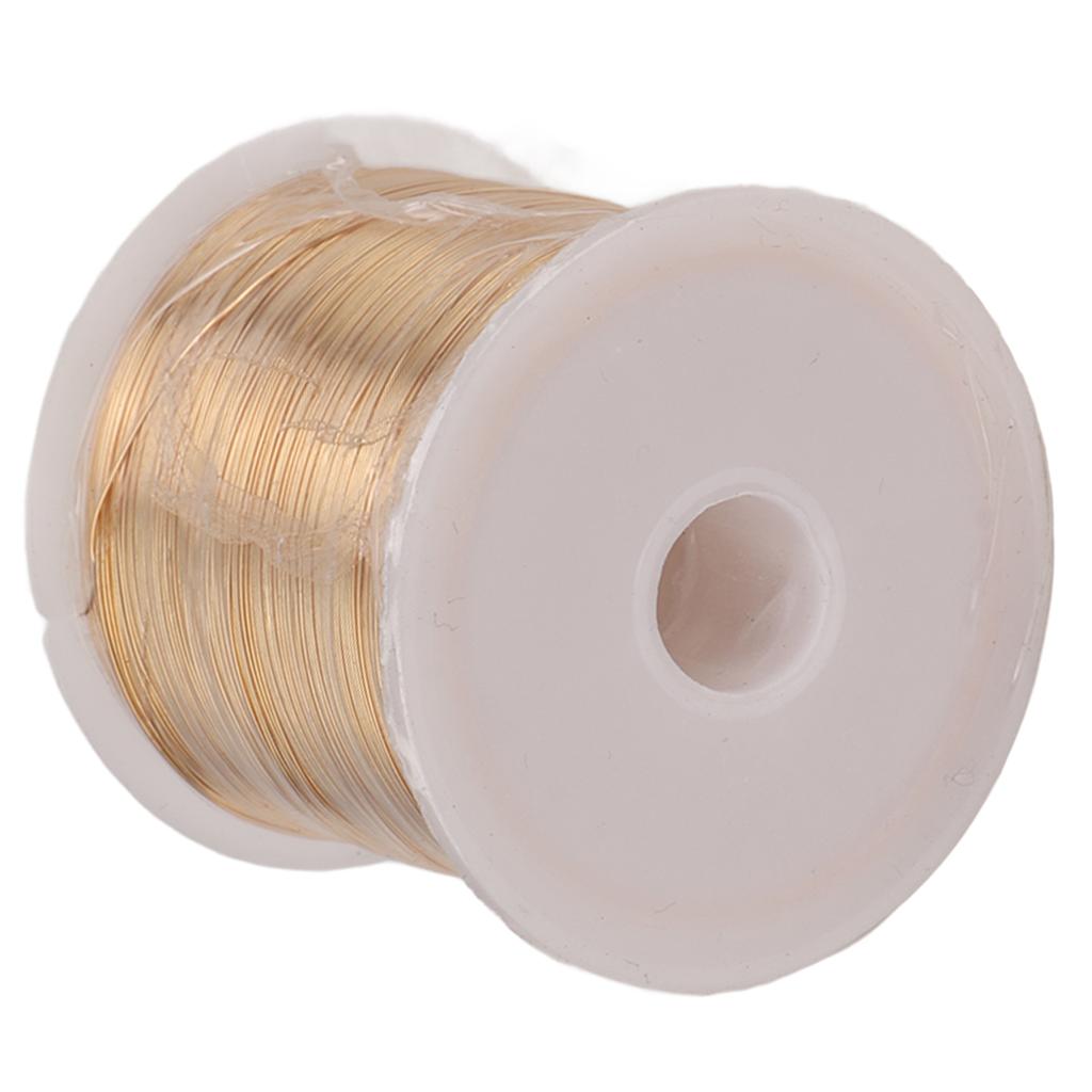 0,3 мм 100 метров ювелирные изделия, медная проволока, ювелирные изделия ручной работы, вязание, формирующая проволока, ювелирная проволока для рукоделия, золотая