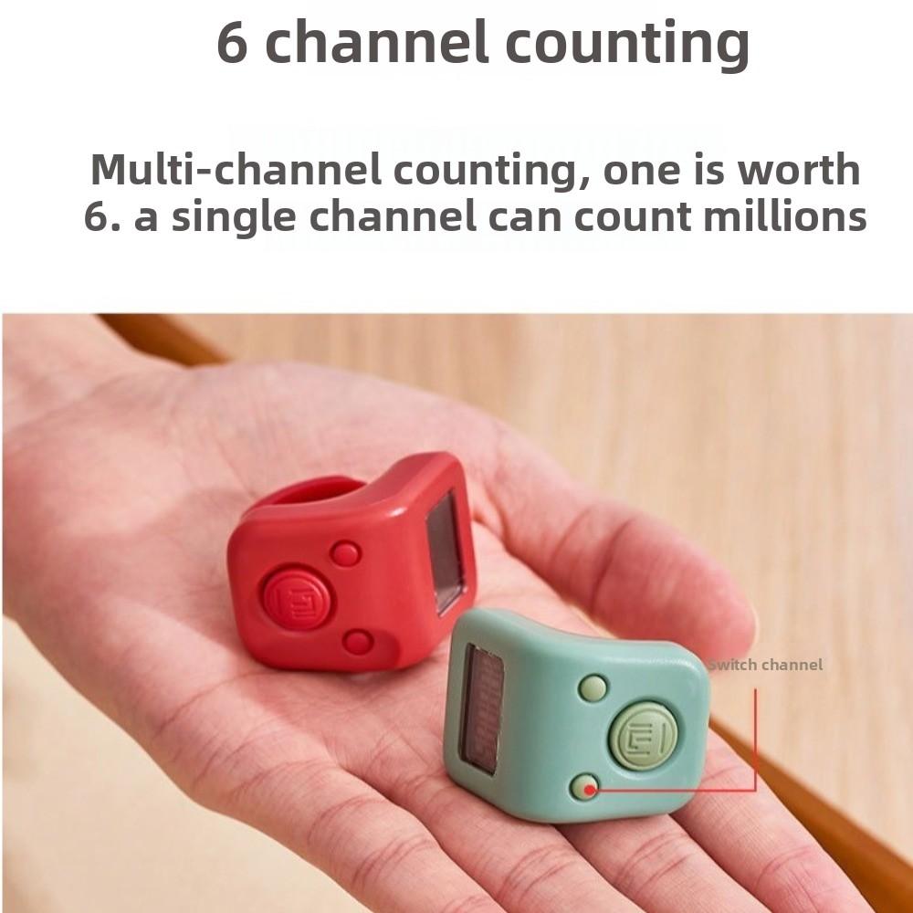 Rechargeable Lap Counter 6 Digits Number Tally Clicker Sports Point Counter Sports Tracking