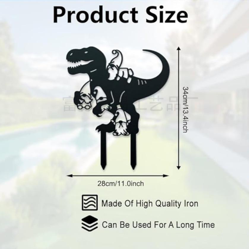 Знак-вставка в землю Металлический Крест для Садовой Декорации