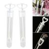 12 шт пустые бутылки для мыльных пузырей трубка для выдувания мыльных пузырей для свадебной вечеринки декор