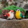 10cm Colorful Garden Bird Figurine Resin Ornament Outdoor Decor Birthday Gift Friends