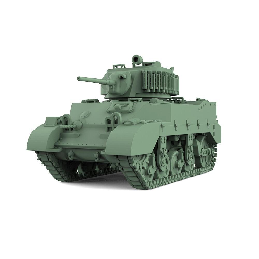 SSMODEL 1/200 Набор военной модели США M5A1 Стюарт Легкий танк