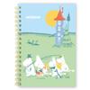 Gakken Staple Moomin Ring D08035 Notebook, Notebook, B6, M-Yashiki,