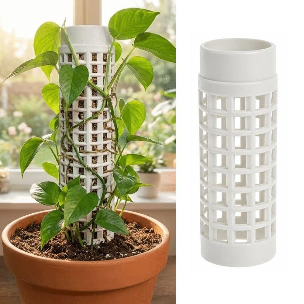 2pcs Plastic Moss Pole Easy Assembly Plant Growth Stand Durable Vine Climbing Column Indoor Plants