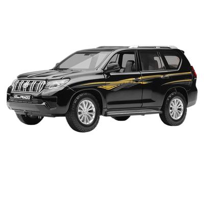 1/24 Toyota Land Cruiser Prado Внедорожник Сплав Модель Машинки Игрушка Литье под Давлением Металлическое Литье Звук и Свет Машинки Игрушки для Детей Транспортное Средство