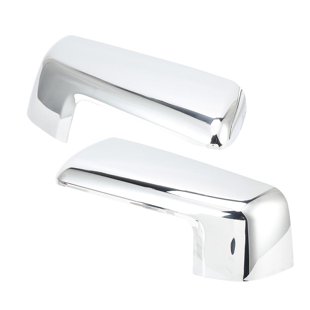 1 пара накладок боковых зеркал заднего вида, хромированная глянцевая поверхность, не выцветающие, замена для Chevy Silverado