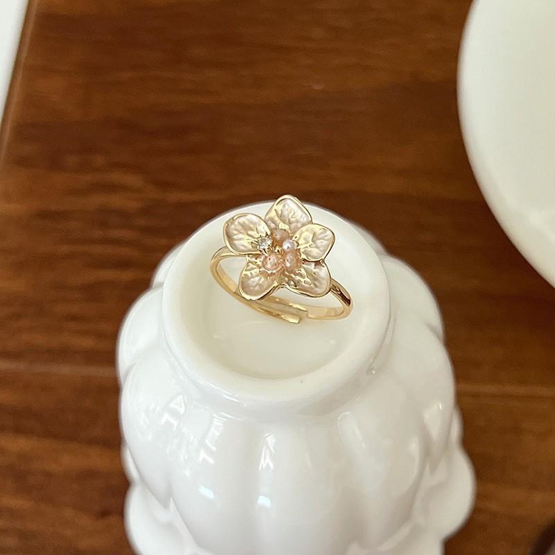 Enamel Colorful Butterfly Ring For Women Adjustable Open Design Unique And Jewelry Chic