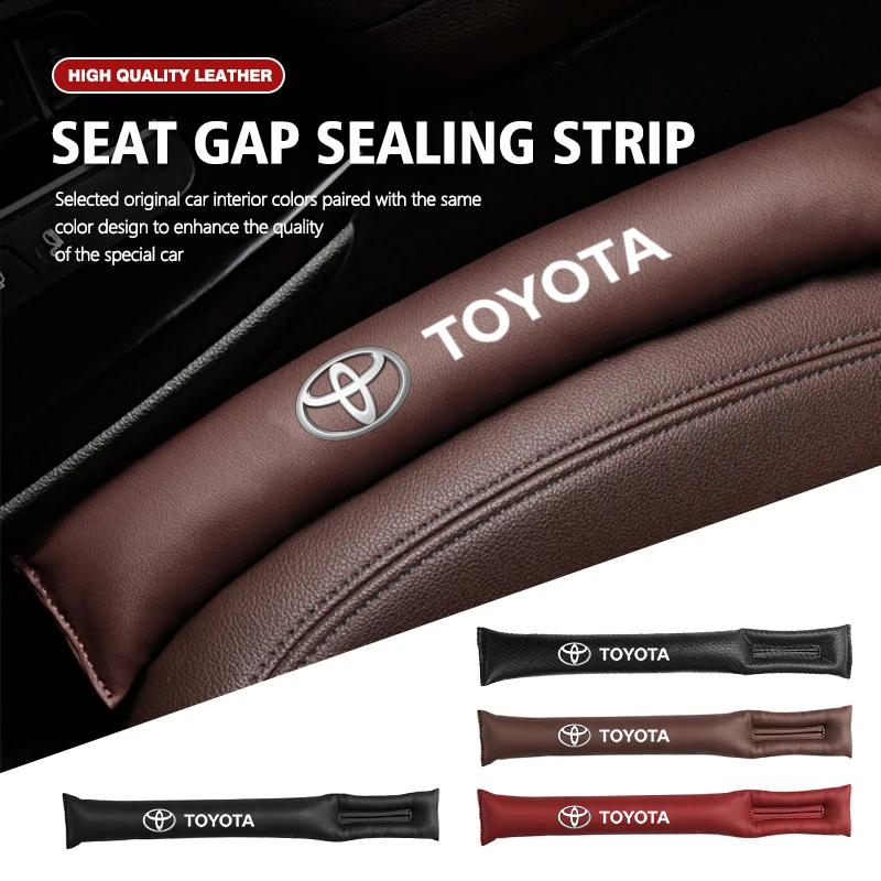 Toyota Car Seat Gap Plug Leather Cotton Sealing Strip Accessories For Toyota GR Corolla Yaris Aygo Prius CHR Camry Auris Avensis