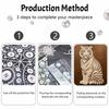 5D DIY Набор для алмазной вышивки жемчугом Величественный Белый Тигр Полная выкладка Мозаика Арт Декор для дома на стену Подарок