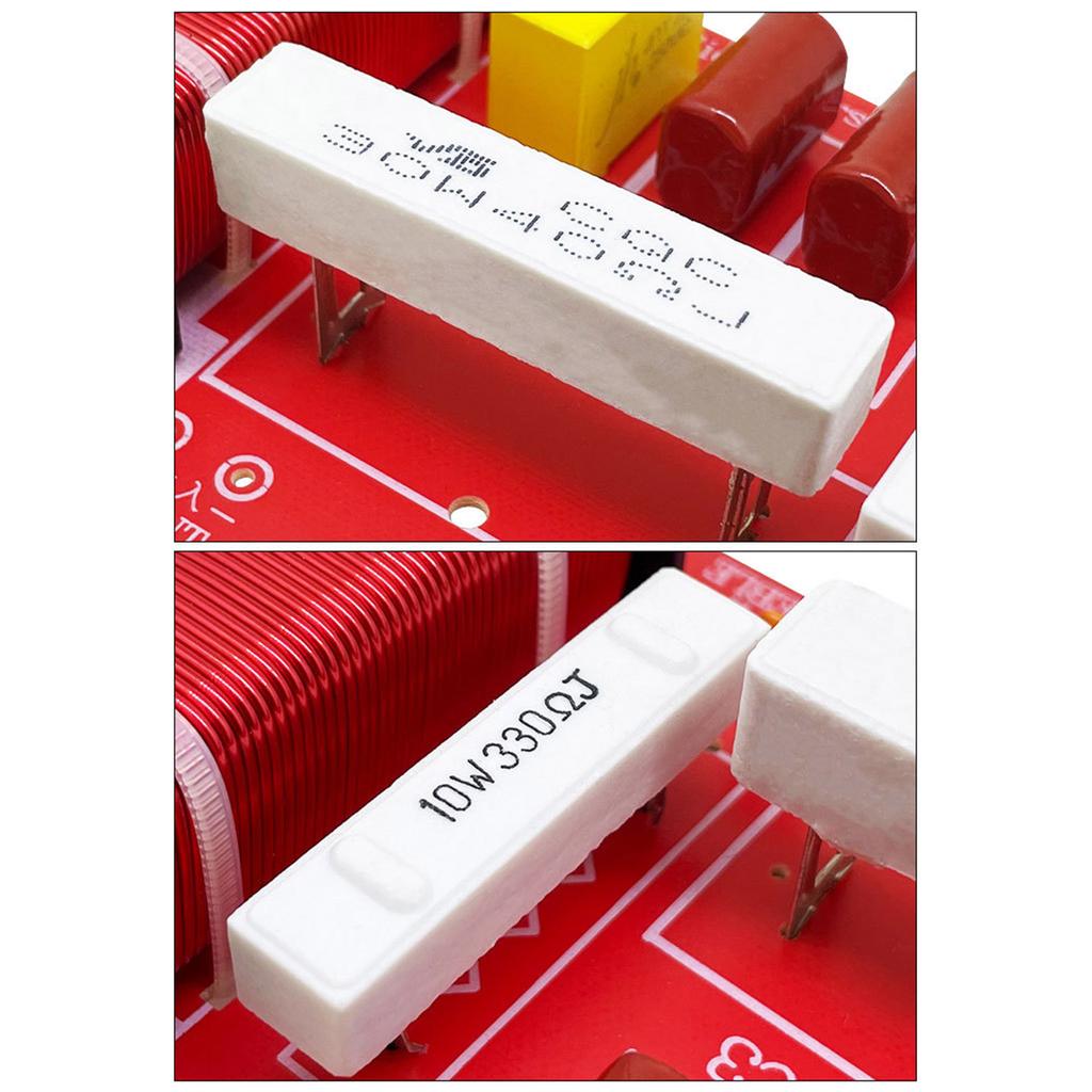 400W Adjustable Speaker Treble/Bass Audio Frequency Divider 2 Way Crossover Filters