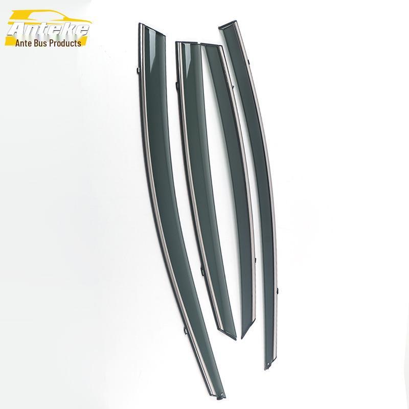 3D Stainless Steel Rain Deflectors for 12-17 Elantra: Decorative Rain Shields & Car Accessories