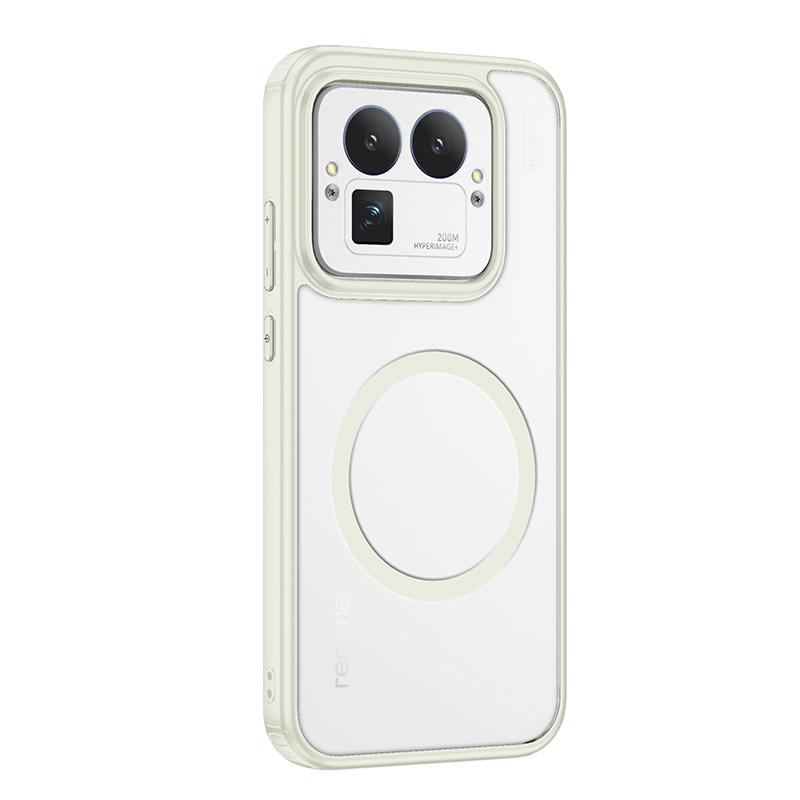 Чехол для Realme GT8 и Realme GT8 Pro, матовый, полупрозрачный, с покрытием "Baby Skin", защита выступающей камеры, бортики, гибридный мягкий чехол