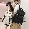 Men's Large Capacity Solid Color Backpack for Students or Couples