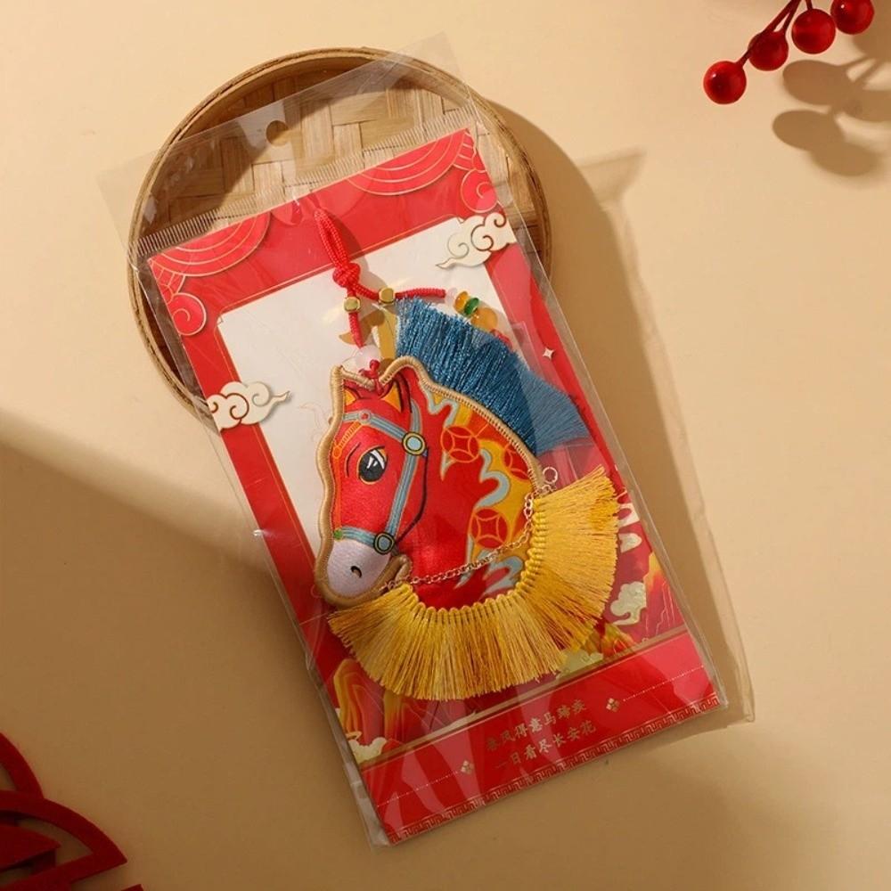 Chinese Style New Year Horse Pendant Spring Festival Horse Hanging Decoration  Cultural Gift