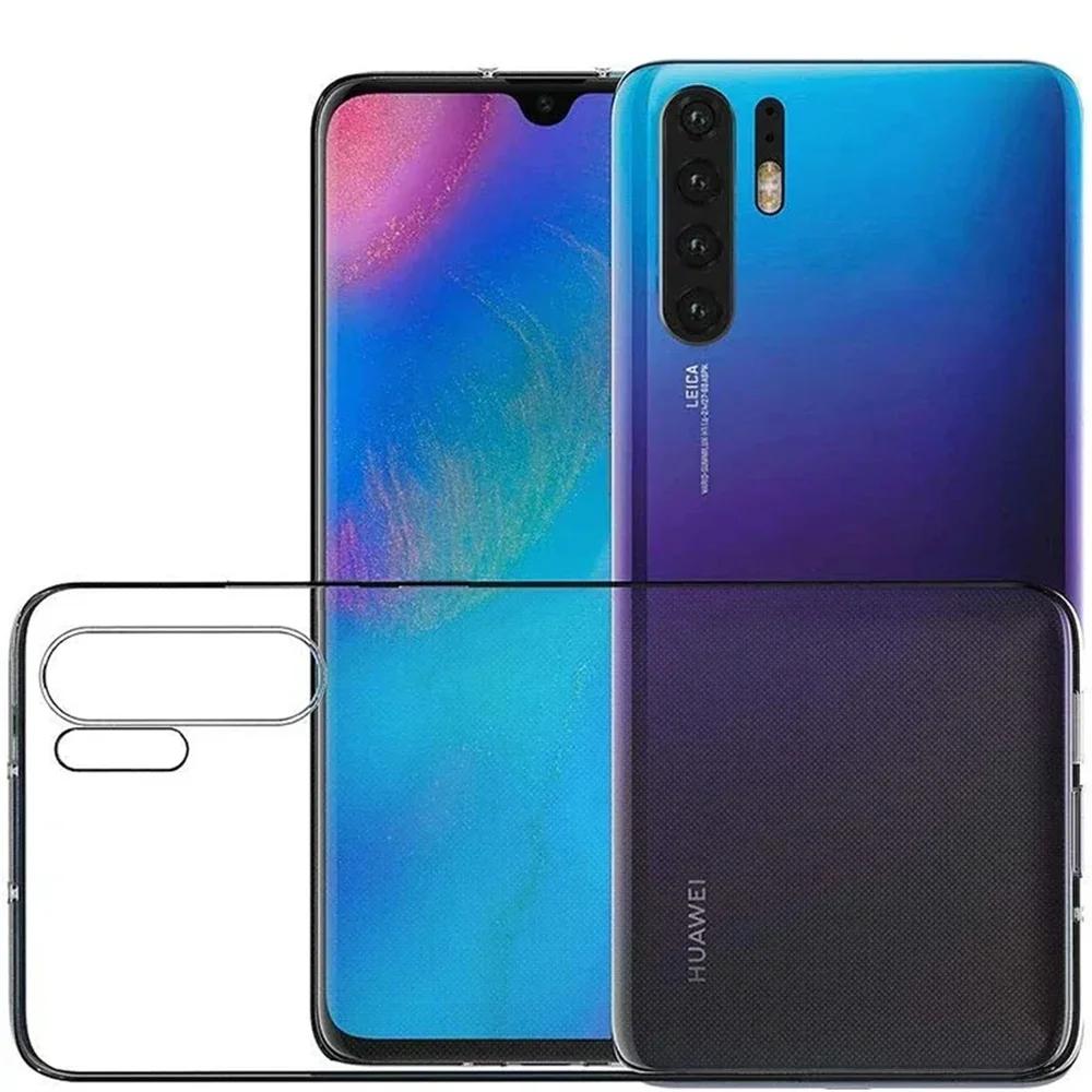 Для Huawei P20 P30 Pro P40 Lite Pro Прозрачная задняя крышка Для Y9 2019 P Smart Z P Smart 2019 Ультратонкий силиконовый мягкий чехол