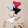 Comfortable Bowknot Girl Panties - Cute, Breathable, Seamless, Mid-Waist, Pure Cotton Triangle Design.