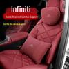 Infiniti Q50L/Q70/QX50/Maybach Suede Neck Pillow & Lumbar Support Headrest