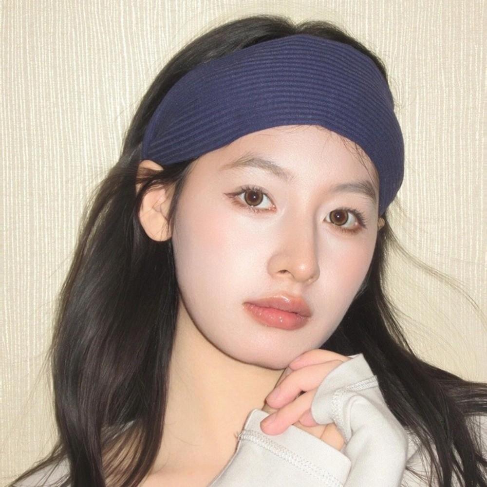 High-End Turban Headband Soft Head Band Trendy Wide Knitting Hairbands Hair Accessories