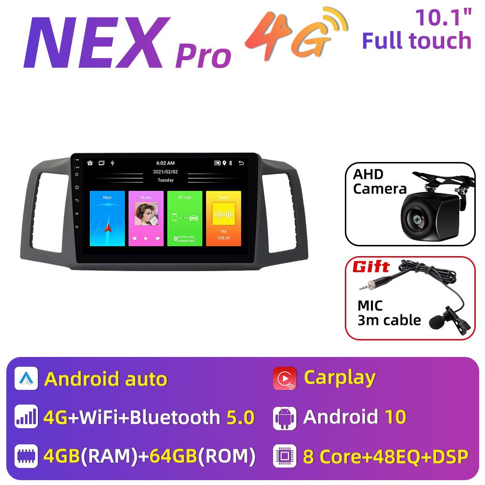 2 Din Android мультимедиа для JEEP Grand Cherokee WK 2004-2007 Автомобильное радио Стерео Carplay Авто GPS-навигация Головное устройство Авторадио