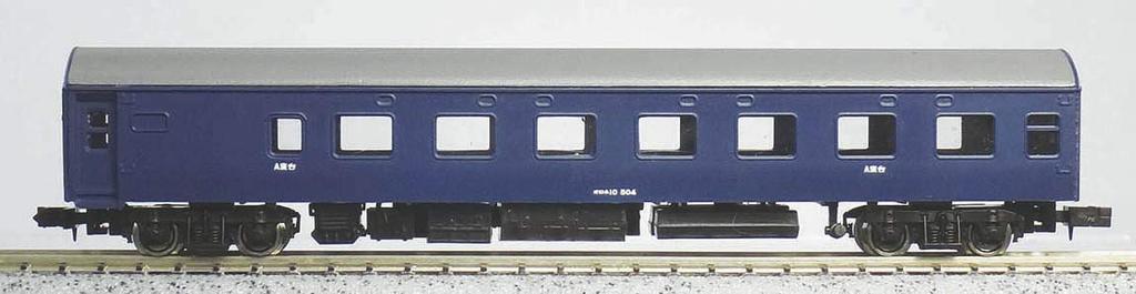 Greenmax N gauge Кузов вагона типа Orone 10 без модели пассажирский вагон предварительно окрашенный набор, синий, полосатый, 11052, железная дорога,