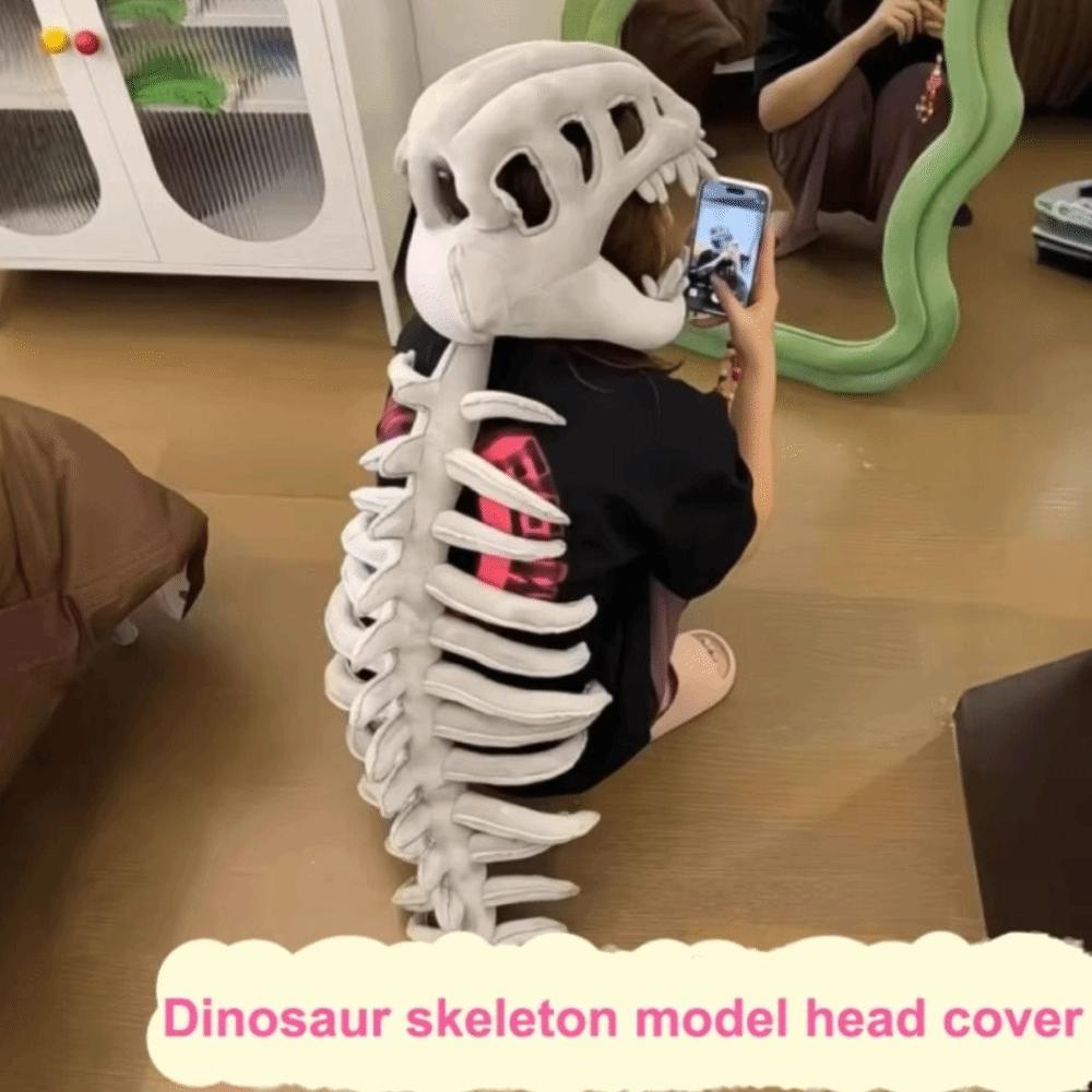 Funny Dinosaur Skeleton Plush Toys Soft Dinosaur Skeleton Costume Set Dress Up Photo Props
