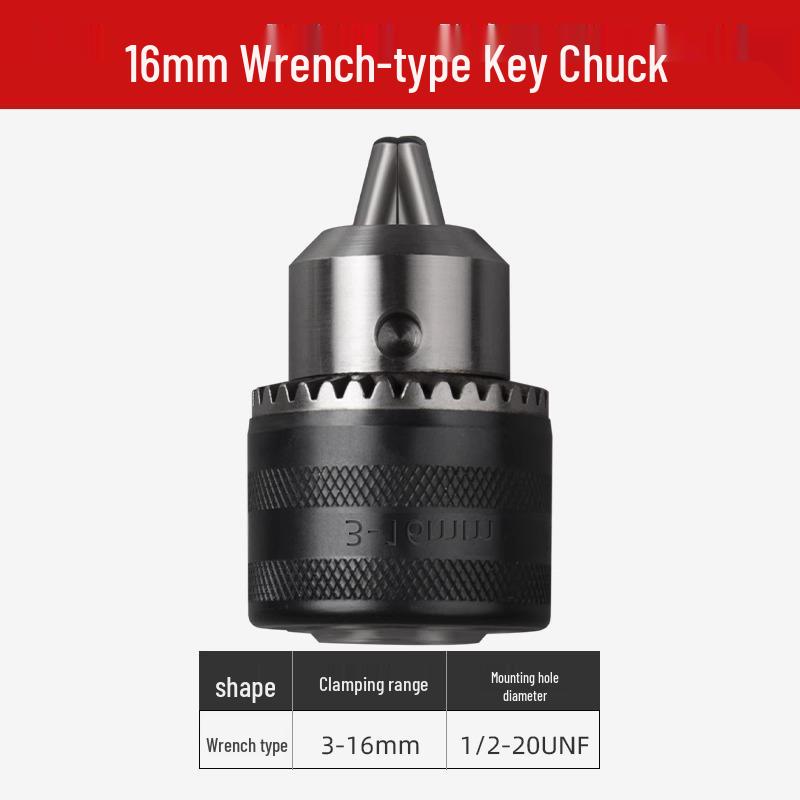 Self-Locking Electric Drill Chuck Adapter Kit - Ratchet Conversion, Lithium Compatible, Self-Tightening Accessories
