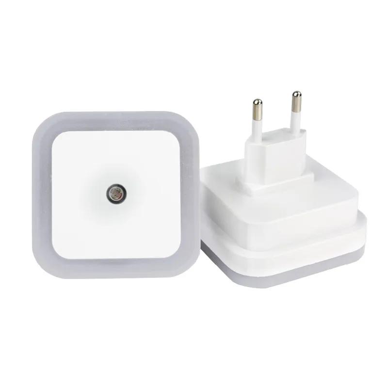 1-4 шт. светодиодный беспроводной датчик ночника EU US Plug Mini квадратный ночной светильник для детей гостиной спальни коридора лампа освещения
