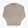 Acne Studios Face Logo Patch Unisex Knit C60101 Greige Melange  Drn 