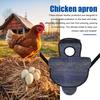Chicken Saddle for Hens Printed Chicken Aprons with Adjustable Strap Chicken Vest Jacket Clothes for Poultry Back Feather Protection