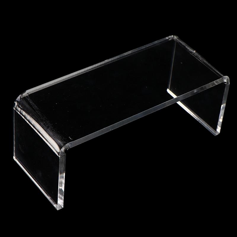 1:12 Doll House Transparency Table Living Room Leisure Table Mini Model Scene