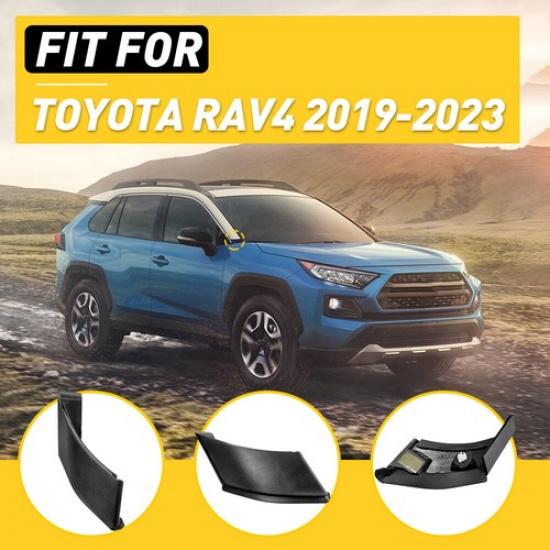 Black Fit Toyota RAV4 2.5L -23 A-Pillar Trim Panel Cover Housing Right Side