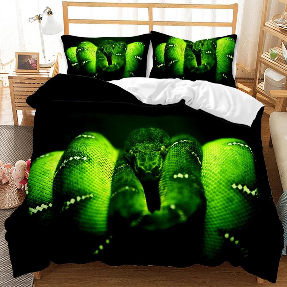 Snake Bedding Set Duvet Cover Set 3d Bedding Digital Printing Bed Linen Queen Size Bedding Set Fashion Design