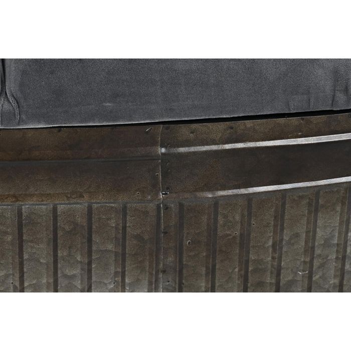 Bench Seat - DKD Home Decor - Metal - Grey - Comfortable - Contemporary Design