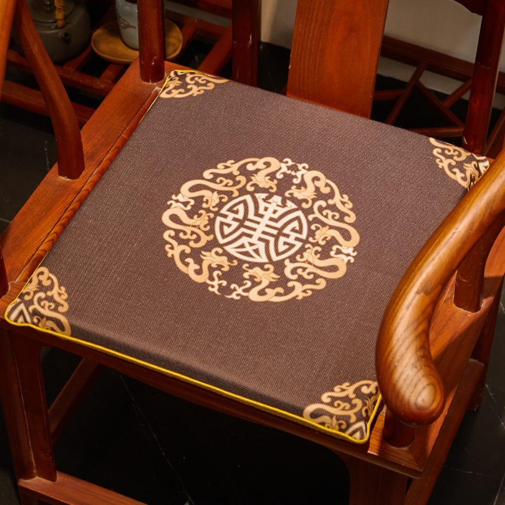 Подушка для дивана из красного дерева, утолщенная подушка сиденья для китайского обеденного стула, мебель из массива дерева, кресло