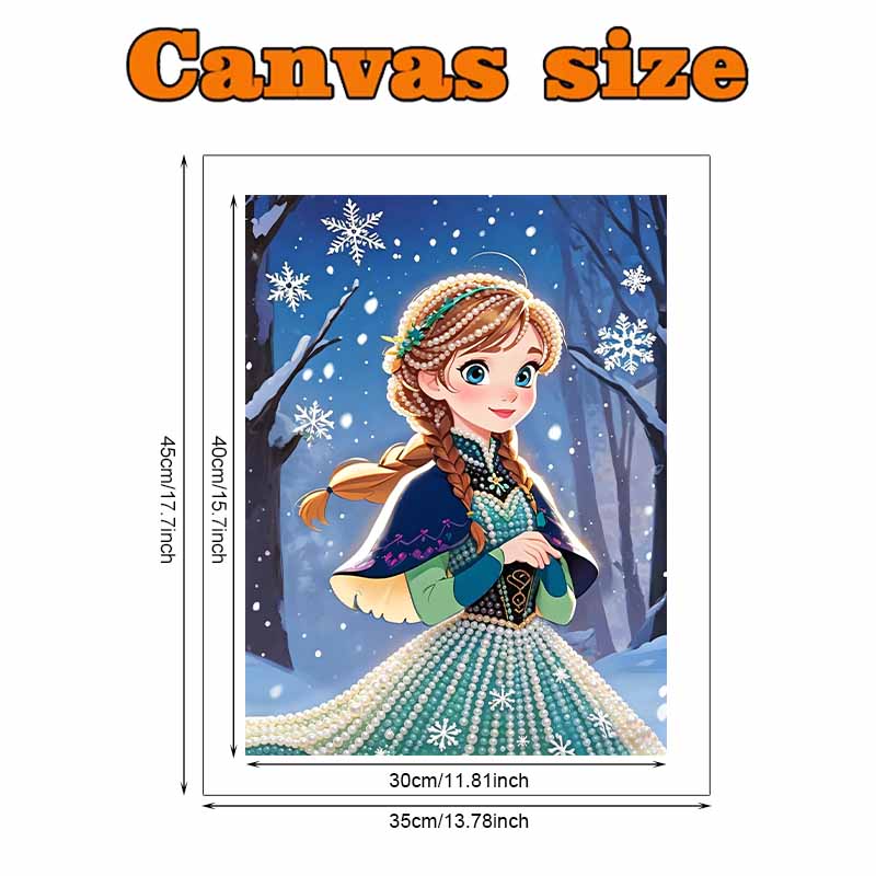Disney Pearl Art Замороженная Анна 5D DIY Картина из жемчуга Набор для творчества Идеальный подарок для взрослых Новичков | Креативный домашний декор